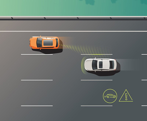SEAT New Leon Estate - Side and exit assist